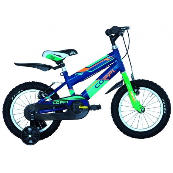 BICYCLE 14  JUNIOR MAN ARGO/BLUE/GREEN 8001446125144 COPPI