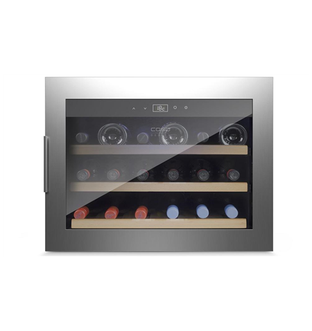 Caso Wine cooler WineSafe 18 EB  Energy efficiency class G, Built-in, Bottles capacity Up to 18 bottles, Cooling type Compressor