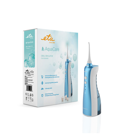 ETA Aqua Care flosser Sonetic 0708 90000 For adults, Rechargeable, Sonic technology, Teeth brushing modes 3, Number of brush hea