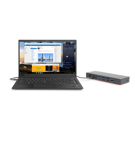 Lenovo ThinkPad Thunderbolt 3 Dock Gen2 (Max displays: 3, Max resolution: 4K/60Hz, Supports: 2x4K/60Hz or 3xFHD, 1xEthernet LAN 