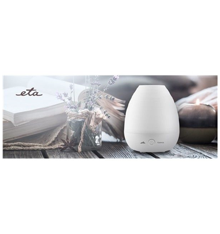 ETA Aroma diffuser Essencio ETA063490000 5 W, Ultrasonic, Suitable for rooms up to 10 m², White