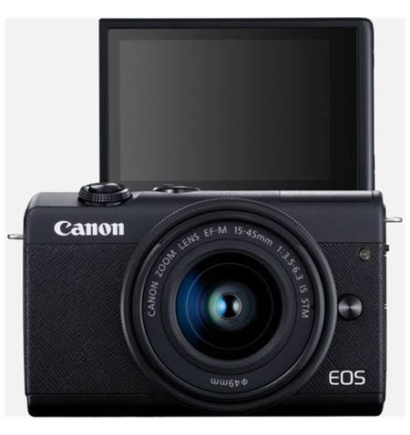 Canon EOS M200 + EF-M 15-45 IS STM SLR camera, Megapixel 24.1 MP, Image stabilizer, ISO 25600, Display diagonal 3.0 , Wi-Fi, Aut