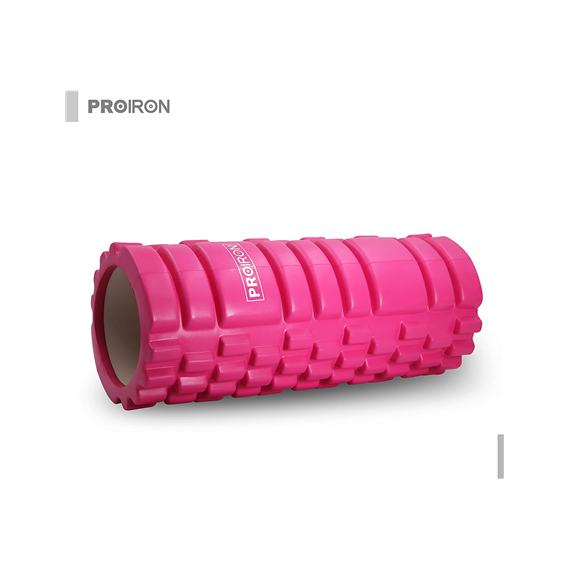 PROIRON Foam Roller Muscle Massage Roller, 33 x 14 x 14 cm, Red, EVA foam/ ABS interior