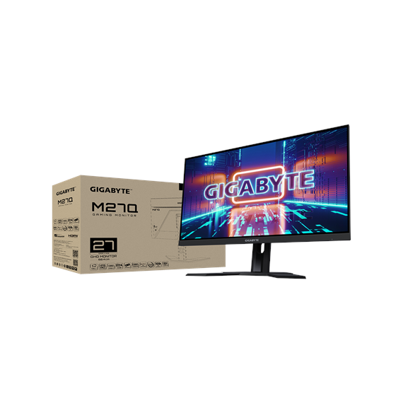 Gigabyte Gaming Monitor M27Q-EK 27 , QHD, 2‎‎560 x 1440 pixels