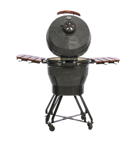 TunaBone Kamado Pro 22 grill Size M, Dark grey