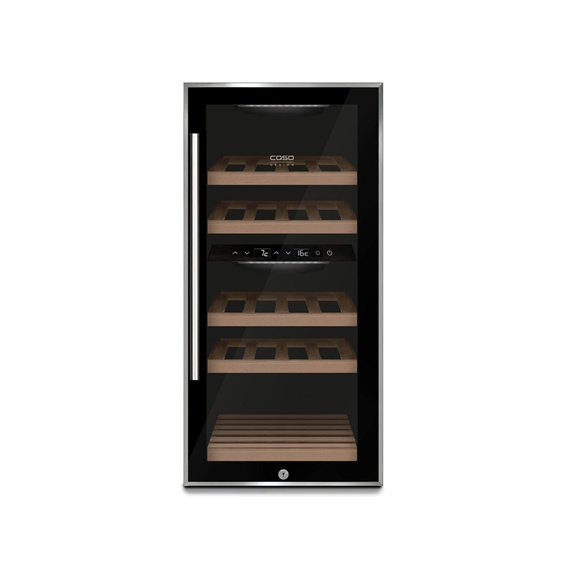 Caso Wine cooler WineComfort 24 Energy efficiency class G, Bottles capacity 24 bottles, Cooling type Compressor technology, Blac