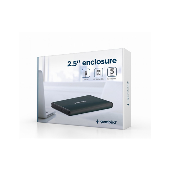 Gembird USB 3.0 2.5'' enclosure EE2-U3S-3-G  SATA, USB 3.0