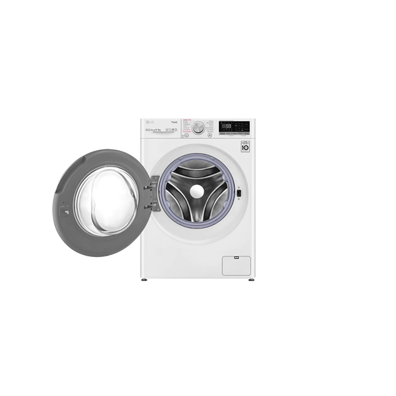 LG Washing Machine With Dryer F4DV509S0E Energy efficiency class B, Front loading, Washing capacity 9 kg, 1400 RPM, Depth 56.5 c