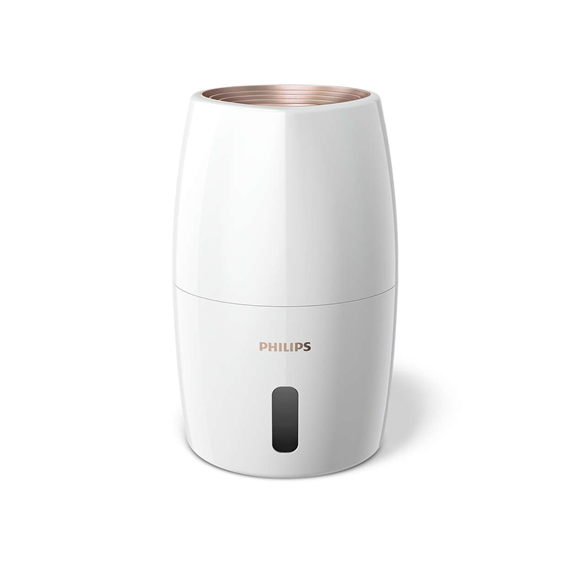 Philips HU2716/10 Humidifier, 17 W, Water tank capacity 2 L, Suitable for rooms up to 32 m², NanoCloud evaporation, Humidificat