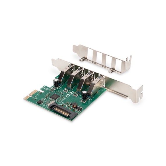 Digitus USB 3.0, 4 Port, PCI Express Add-On card 4 Ports A/F External, VL805 chipset DS-30221-1