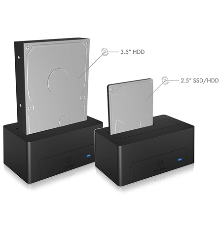 Raidsonic Icy Box IB-1121-C31 DockingStation for 1x HDD/SSD with USB 3.1 (Gen 2) Type-C