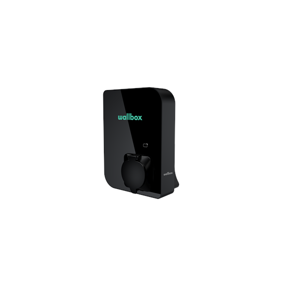 Wallbox Copper SB Electric Vehicle charger,  Type 2 Socket, 22kW, Black