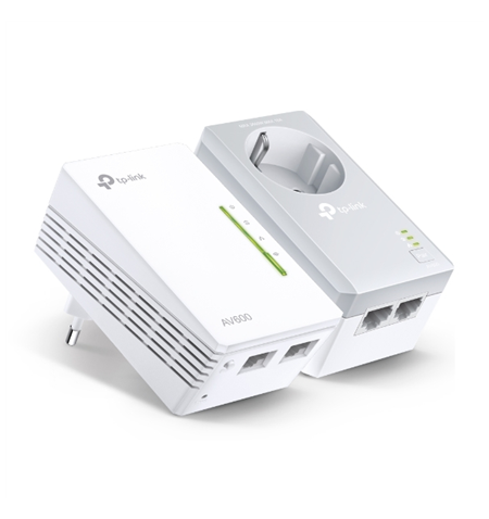 TP-LINK AV600 Powerline Wi-Fi Kit TL-WPA4226 KIT 10/100 Mbit/s, Ethernet LAN (RJ-45) ports 4, 802.11n, Wi-Fi data rate (max) 300