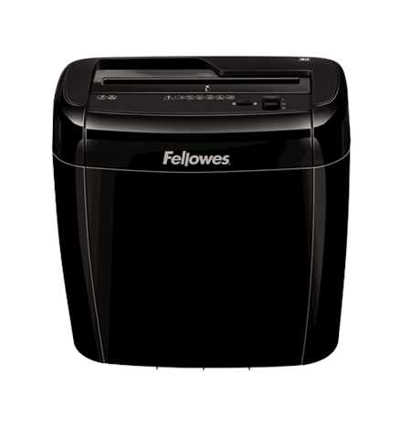 Fellowes Powershred 36C Black, 12 L, Credit cards shredding, Cross-Cut Shredder, Warranty 12 month(s)