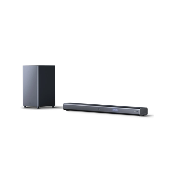 Sharp HT-SBW460 3.1 Soundbar with Wireless Subwoofer and Dolby Atmos for TV above 40, HDMI ARC/CEC, Bluetooth, 95cm, Black