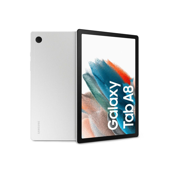 Samsung Galaxy Tab A8 X200 10.5 , Silver, TFT, 1200 x 1920, Unisoc Tiger, T618, 4 GB, 64 GB, Wi-Fi, Front camera, 5 MP, Rear cam