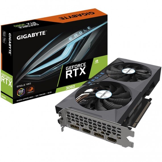 Graphics Card|GIGABYTE|NVIDIA GeForce RTX 3060|12 GB|192 bit|PCIE 4.0 16x|GDDR6|Memory 15000 MHz|GPU 1777 MHz|2xHDMI|2xDisplayPo