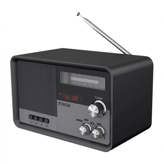 Nešiojamasis radijo imtuvas N'oveen PR950 Juoda