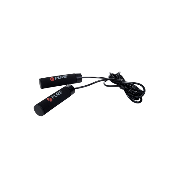 Pure2Improve Weighted Jumprope 285 cm Black, 72% Plastic, 28% Metal