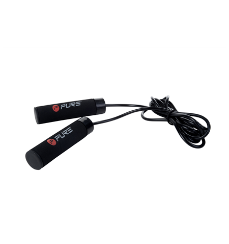 Pure2Improve Weighted Jumprope 285 cm Black, 72% Plastic, 28% Metal