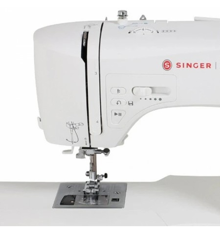 Singer 7640 siuvimo mašina, elektros srovė, balta