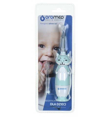 Garsinis dantų šepetėlis vaikams ORO-KIDS BLUE