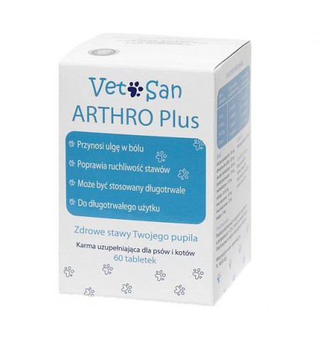 VETOSAN ARTHRO Plus vitaminų kompleksas šunų katė 60Tab