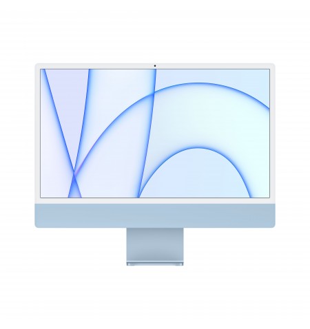 Apple iMac 61 cm (24 ) 4480 x 2520 pikseliai Apple M 8 GB 512 GB SSD Viskas viename kompiuteryje macOS Big Sur Wi-Fi 6 (802.11ax) Mėlyna