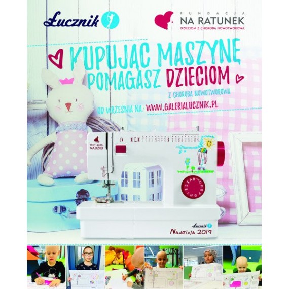 Łucznik Nadzieja 2019 Rankinė siuvimo mašina Elektrinis