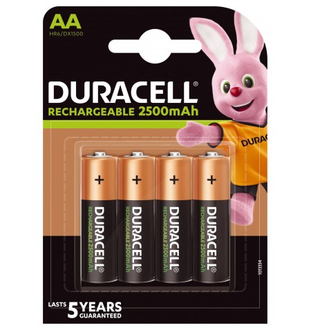 Duracell HR6 AA 4 pakuočiu įkraunama nikelio-metalo hidrido (NiMH) baterija