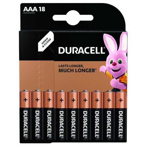Šarminė baterija DURACELL AAA/LR03 18vnt.