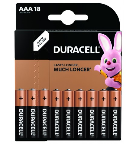 Šarminė baterija DURACELL AAA/LR03 18vnt.
