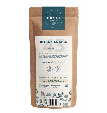 Grano Tostado Kenia Kianga Kava, vidutinio malimo 250 g