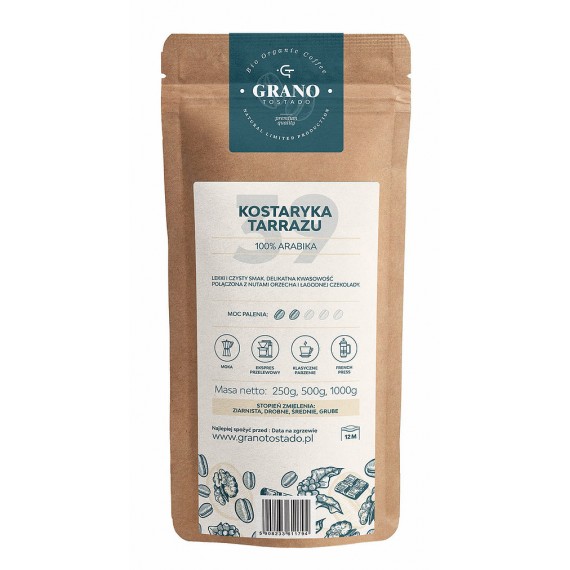 Grano Tostado Kostaryka Terrazu Kava, vidutinio malimo 250 g