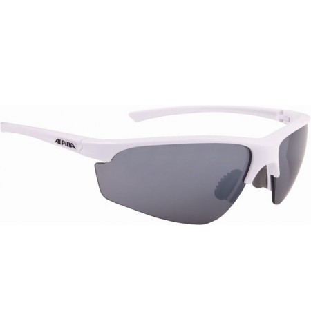 ALPINA Dviračių akiniai TRI-EFFECT 2.0 spalvos BALTAS stiklas BLK MIRR S3/CLEAR S0/ORANGE MIRR S2