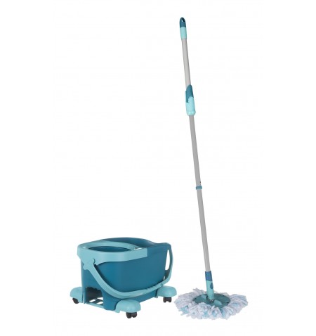 LEIFHEIT Clean Twist Mop Ergo mobile grindu valymo rinkinys / kibiras Viengubas bakelis Mėlyna