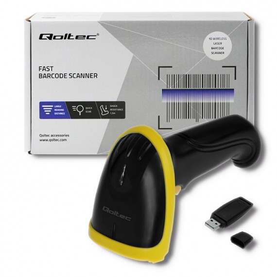 QOLTEC 50862 Qoltec Wireless barcode rea