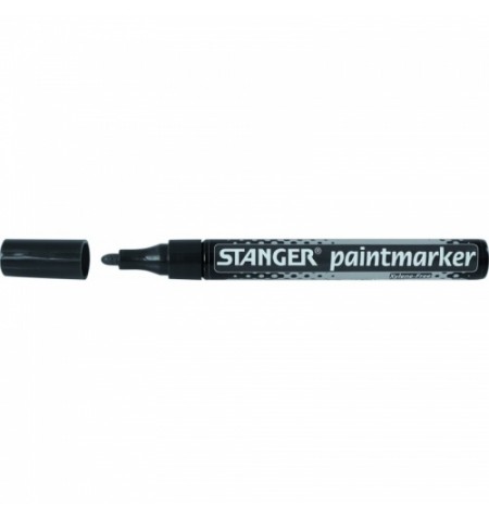 Stanger Žymeklis Paintmarker 2-4 mm, juodas, pakuotėje 10 vnt 219011