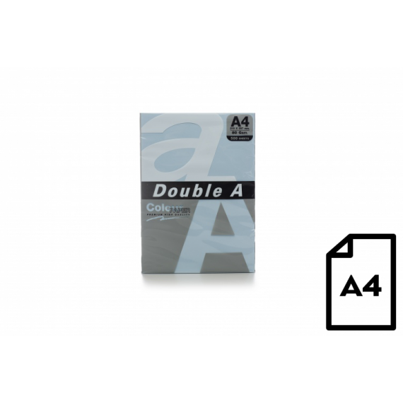 Spalvotas popierius Double A, 80g, A4, 500 lapu, Ocean