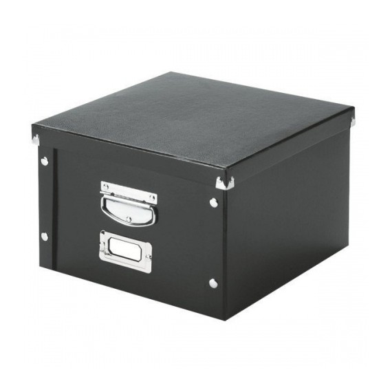 Archyvinė dėžė Leitz, 369x484x200mm, A3, juoda, nuimamas dangtis  0830-210