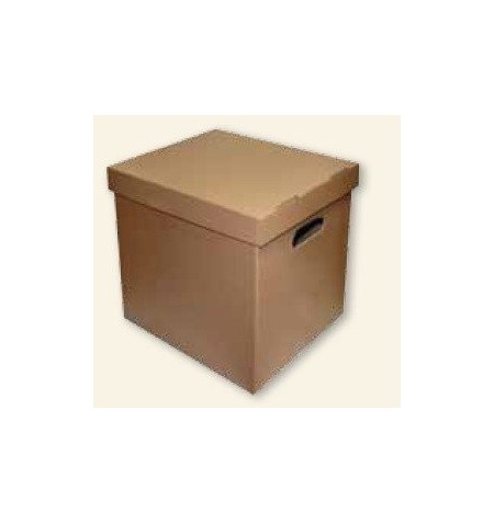 Archyvinė dėžė SMLT, 360x290x350mm, ruda, nuimamas dangtis  0830-308
