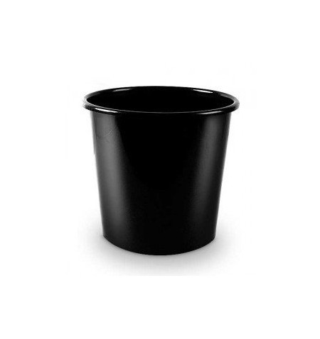 Šiukšliu dėžė Forpus, 11l, juoda, plastikinė