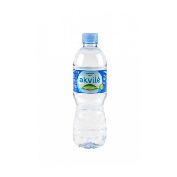 Mineralinis vanduo Akvilė, negazuotas, 0.5l (12vnt.) (kaina nurodyta su užstatu už tarą)