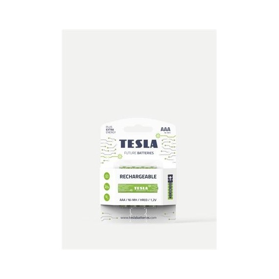 Baterija Tesla AAA Rechargeable+ HR03 800 mAh (4 vnt)