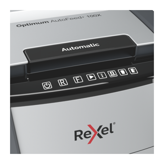 Dokumentu naikiklis Rexel Optimum AutoFeed+ 100XP Cross Cut P4,34l(Replace Rexel Auto+ 90X)