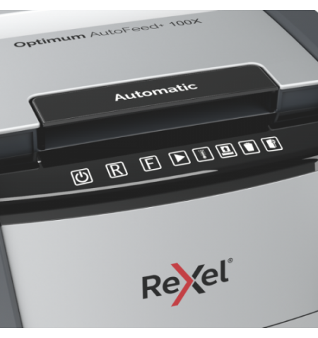Dokumentu naikiklis Rexel Optimum AutoFeed+ 100XP Cross Cut P4,34l(Replace Rexel Auto+ 90X)