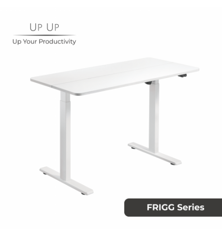 Reguliuojamo aukščio stalas Up Up Frigg Baltas