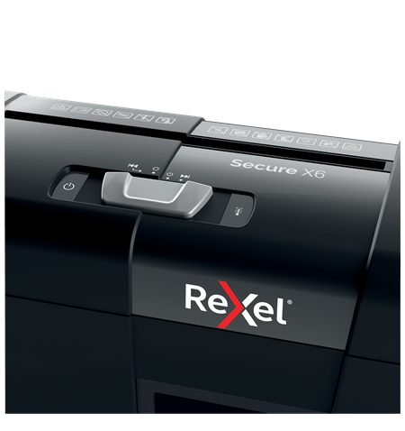 Dokumentu naikiklis Rexel Secure X6 Cross Cut Paper Shredder P4, 6 lapai, 10 L.