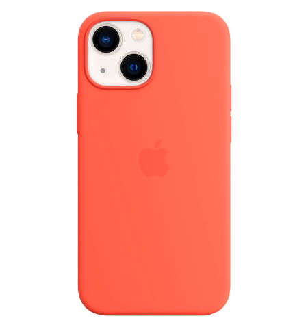 iPhone 13 mini Silicone Case with MagSafe - Nectarine,Model A2705
