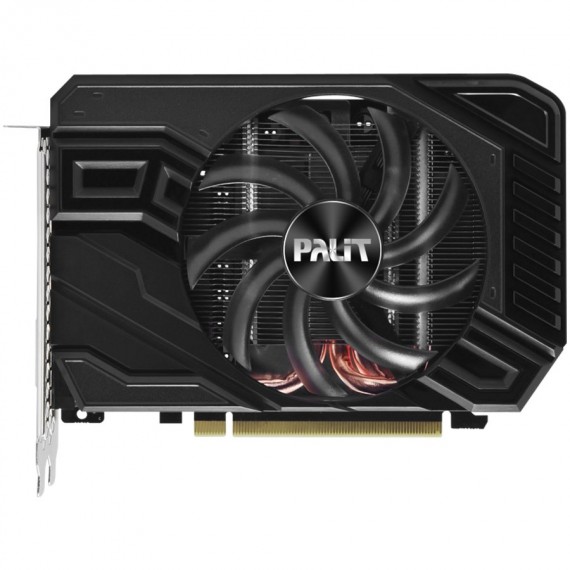 PALIT Video Card NVIDIA GeForce GTX 1660 Ti StormX, 6GB 192bit GDDR6, 1770 / 6000, PCI-E 3, DP, HDMI, DVI, Single Fan, 2 slot